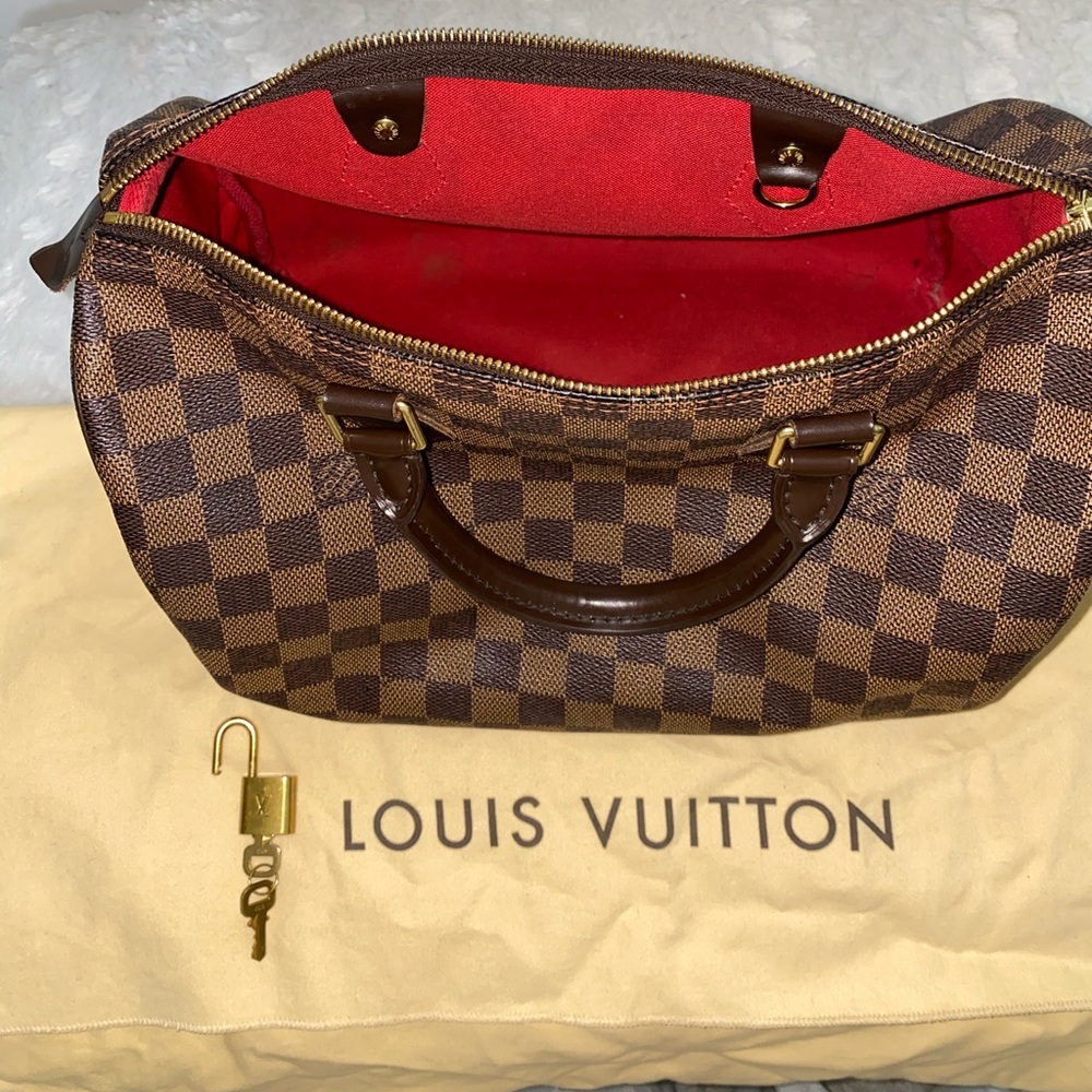 Louis Vuitton Speedy 30 Damier Ebene